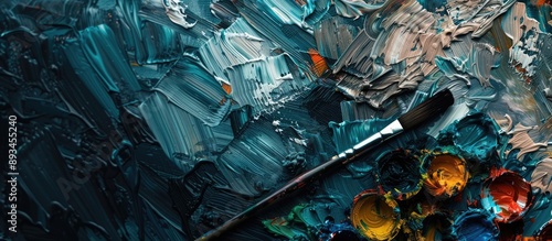 Abstract background with pa...