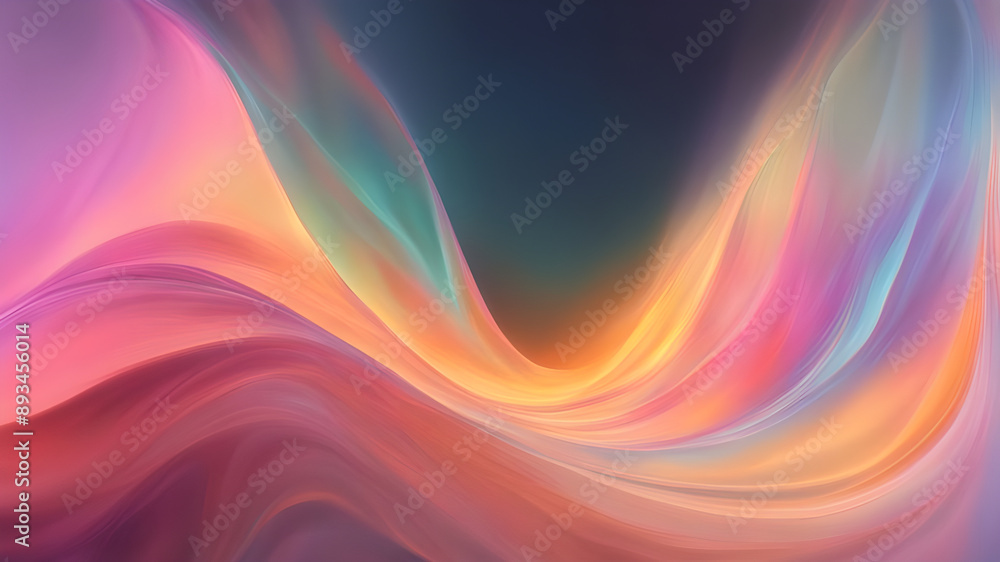 Obraz premium Mystical Abstract Glassmorphism