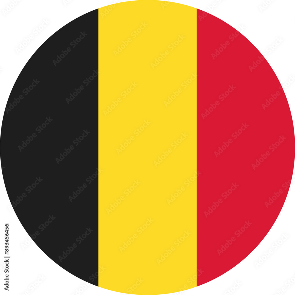 Fototapeta premium Belgium Flag Icon