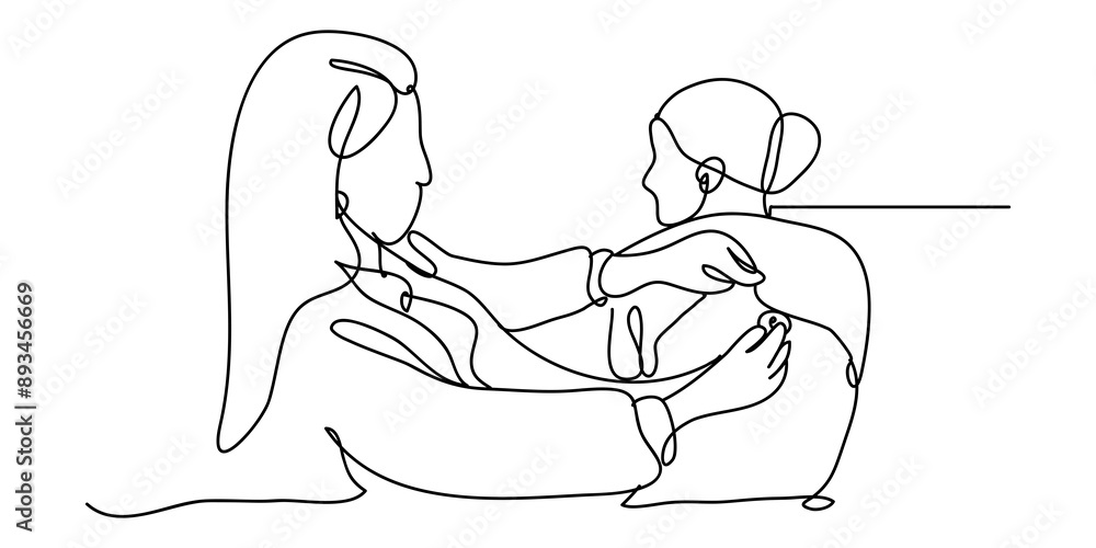 Female Doctor Examines Patient Female Doctor Examines Patient