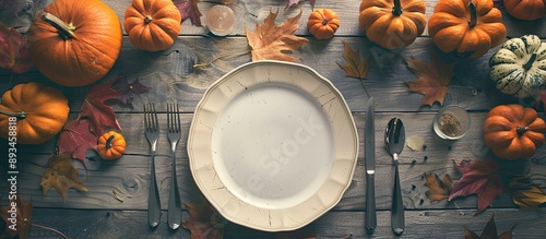 Rustic Halloween table feat...