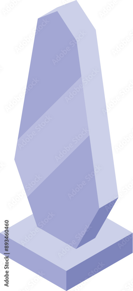 Solemn memorial stone standing tall on a pedestal, symbolizing remembrance and honor Solemn memorial stone standing tall on a pedestal, symbolizing remembrance and honor