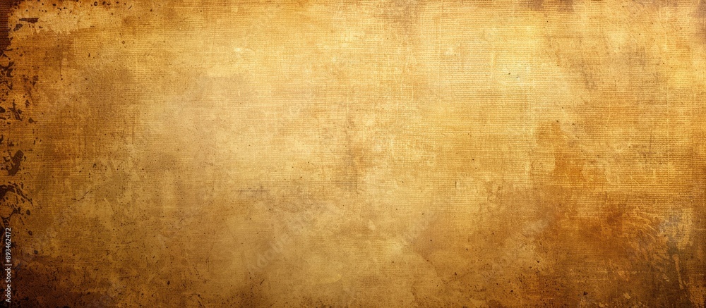 Fototapeta premium Brown vintage paper with a grungy texture, providing a background with an empty space for text or images.
