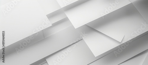 Wallpaper Mural Minimal geometric shapes and lines paper stack with copy space image. Torontodigital.ca