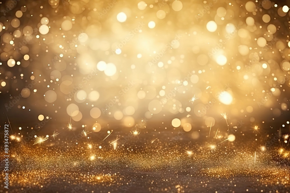 Gold glitter backgrounds christmas fireworks. Gold glitter backgrounds christmas fireworks.