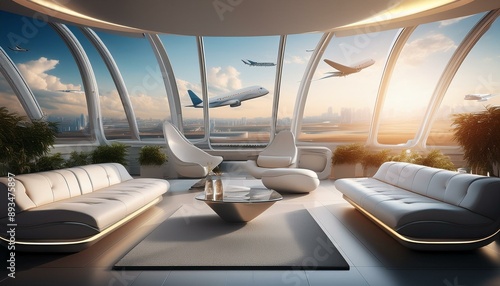 Wallpaper Mural interior of modern room Torontodigital.ca