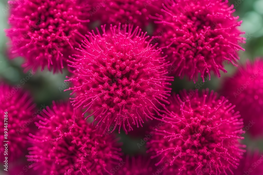 Cockscomb flower bokeh background, AI Generated Cockscomb flower bokeh background, AI Generated