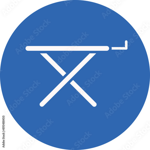 IroningBoard glyph circle icon