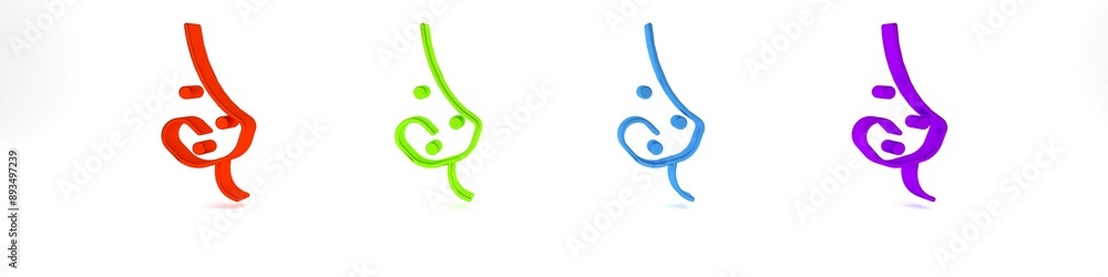 Colorful Acne icon isolated on white background. Inflamed pimple on the skin. The sebum in the clogged pore promotes the growth of a bacteria. Minimalism concept. 3D render illustration Colorful Acne icon isolated on white background. Inflamed pimple on the skin. The sebum in the clogged pore promotes the growth of a bacteria. Minimalism concept. 3D render illustration