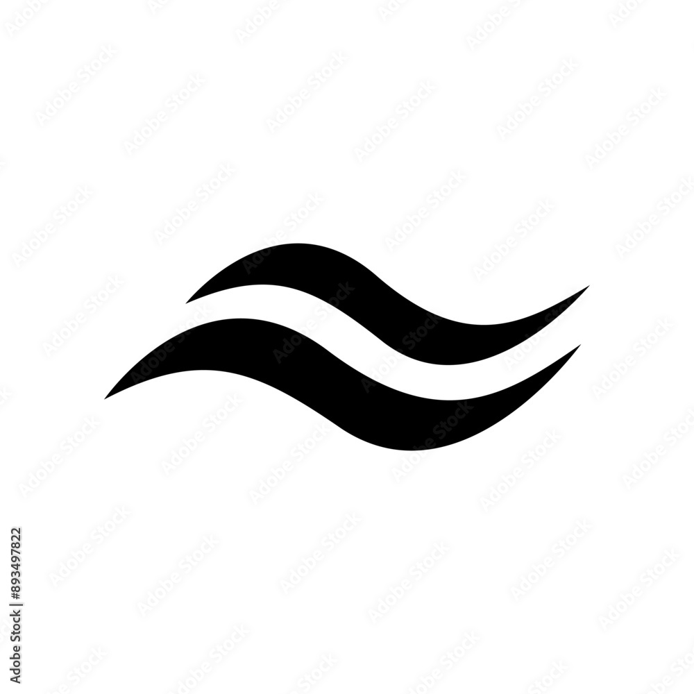 Obraz premium Swoosh icon template