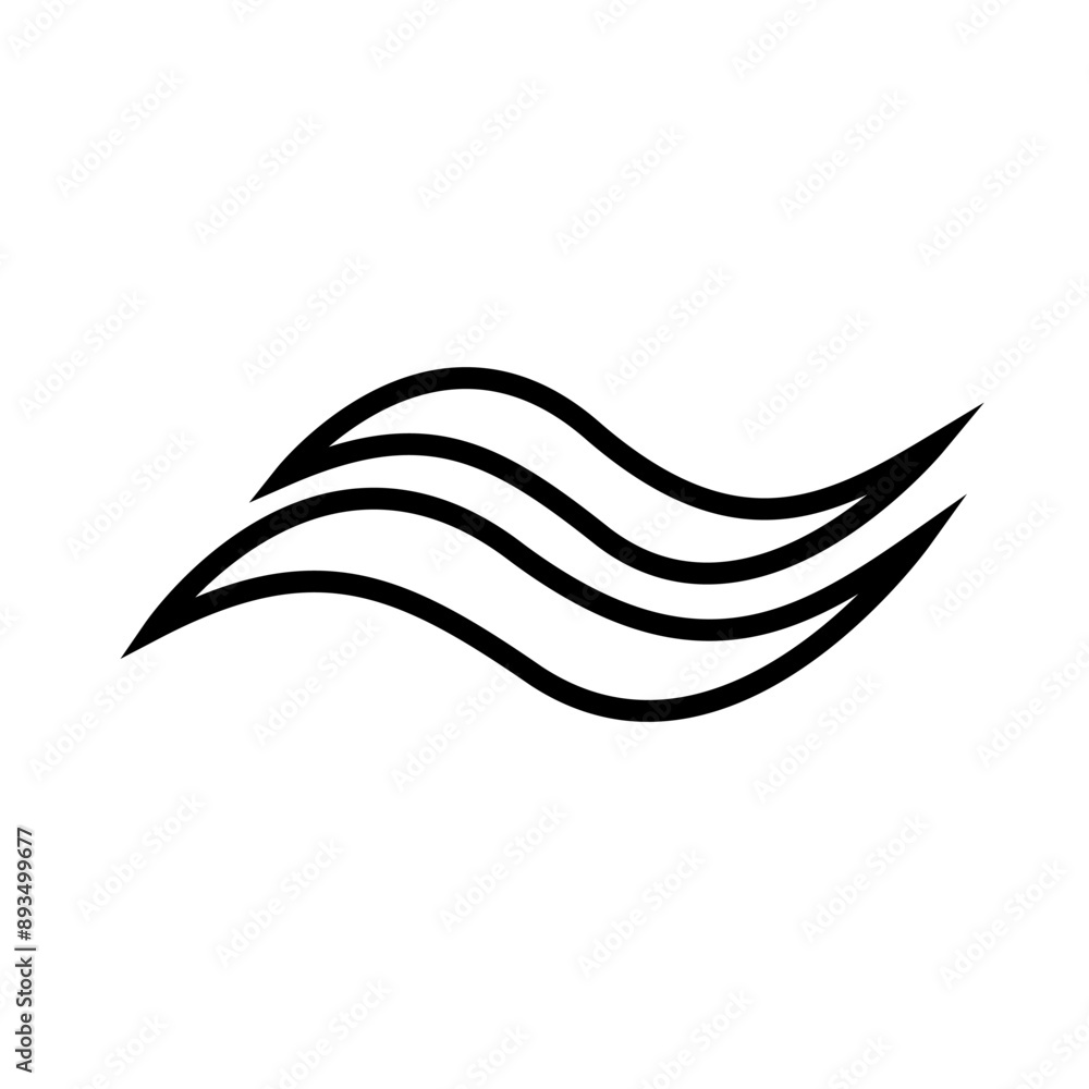 Fototapeta premium Swoosh icon template