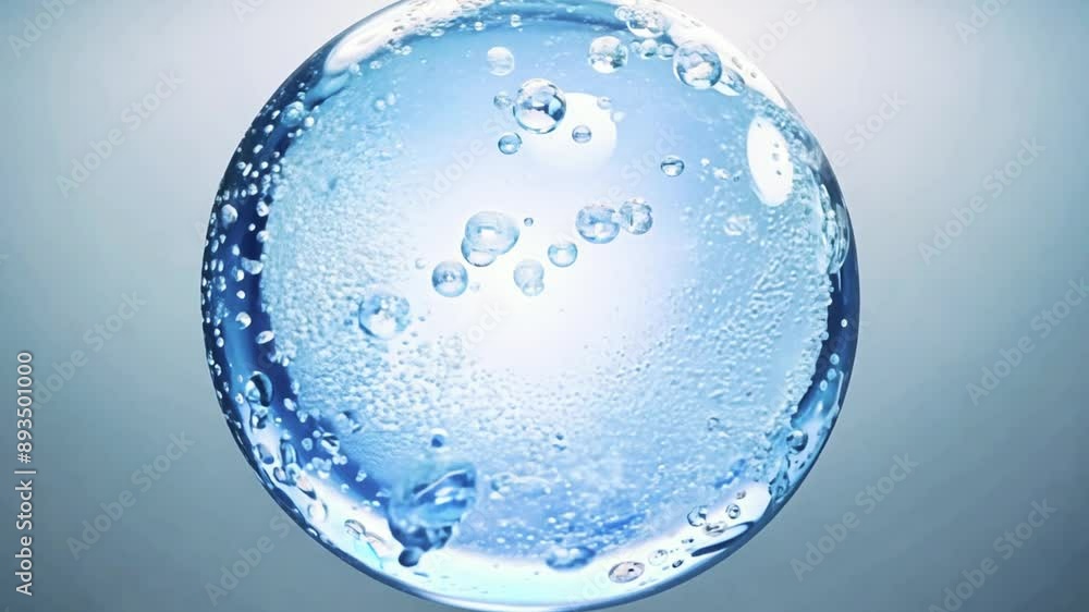 cosmetic skin cells. Essence Essence Ball Molecules 4k video. Macro bubbles serum cosmetic skin cells. Essence Essence Ball Molecules 4k video. Macro bubbles serum