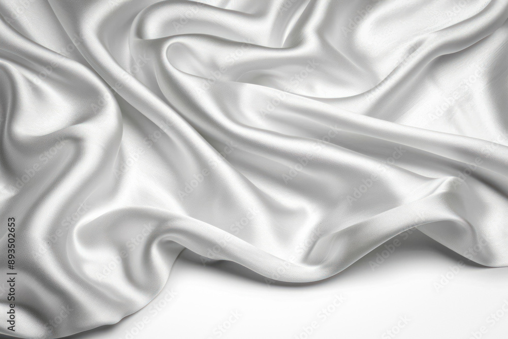Fototapeta premium White satin texture