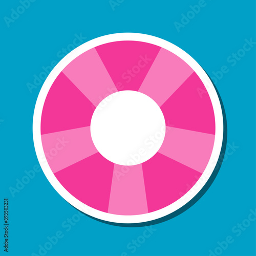 浮き輪のイラスト