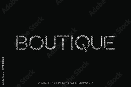 Display Alphabet font vector design suitable for headline, poster, banner, magazine and many more