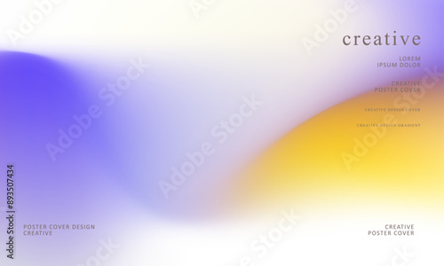 Trendy gradient mesh abstract design background. Abstract digital background