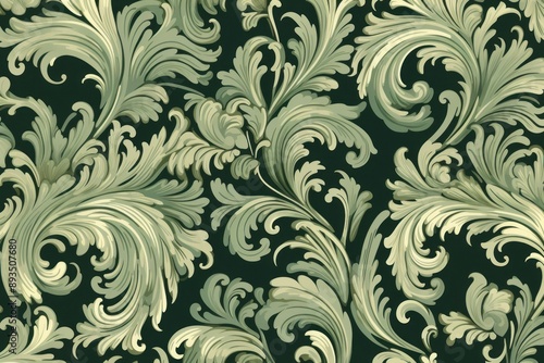 Vintage pattern muted green art backgrounds creativity.