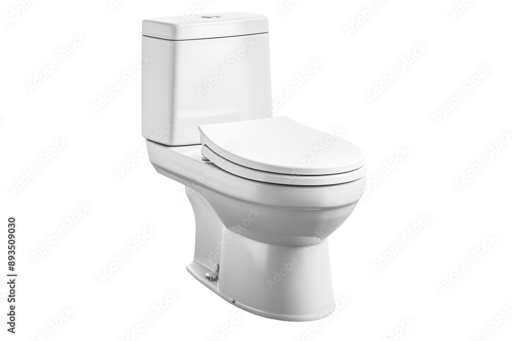 toilet with a space-saving design, perfect for small bathrooms, isolated on a white background toilet with a space-saving design, perfect for small bathrooms, isolated on a white background