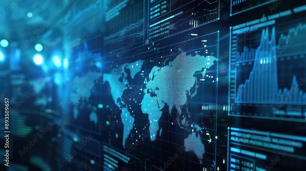 digital scenario planning tool used by a treasury to predict financial outcomes under various global economic conditions