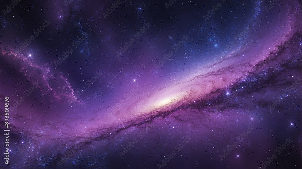 Fototapeta premium purple starfield galaxy abstract background design