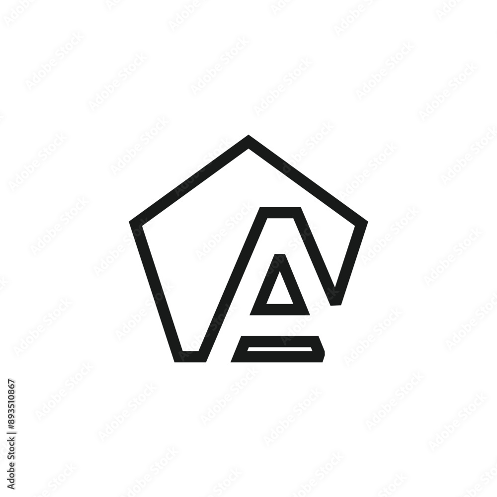 Letter A logo design vector with universal form and creative idea Letter A logo design vector with universal form and creative idea