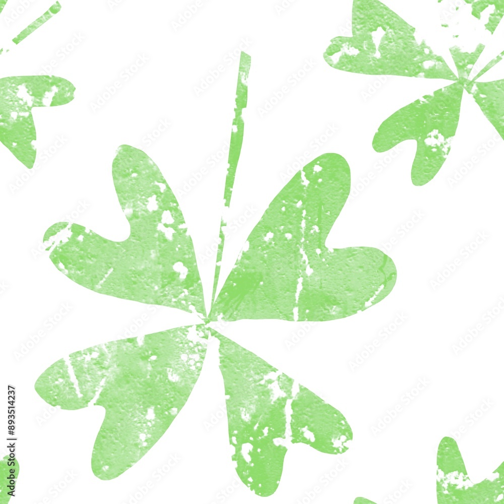 four leaf clover floral herbal seamless pattern abstract background fabric fashion design print wrapping paper digital illustration art texture textile wallpaper colorful apparel image four leaf clover floral herbal seamless pattern abstract background fabric fashion design print wrapping paper digital illustration art texture textile wallpaper colorful apparel image