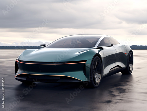 a car parked on a road