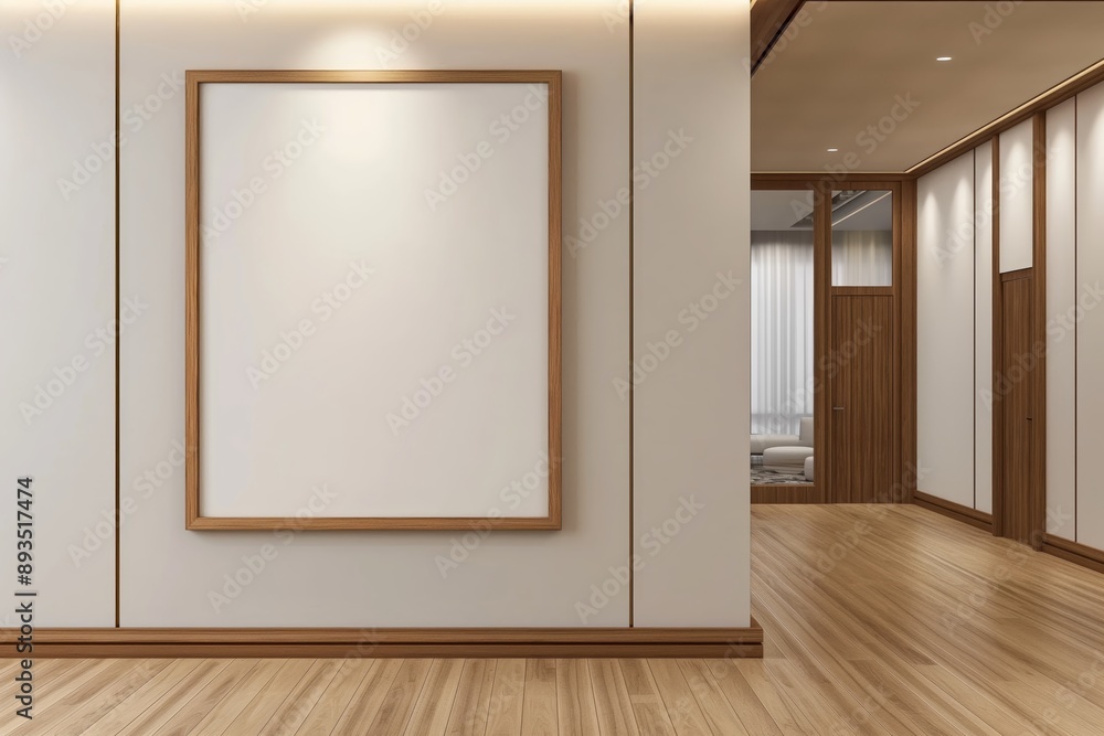 blank empty frame on wall mock up design in living room with houseplant pot, cozy comfortable tranquil airy natural light blank empty frame on wall mock up design in living room with houseplant pot, cozy comfortable tranquil airy natural light