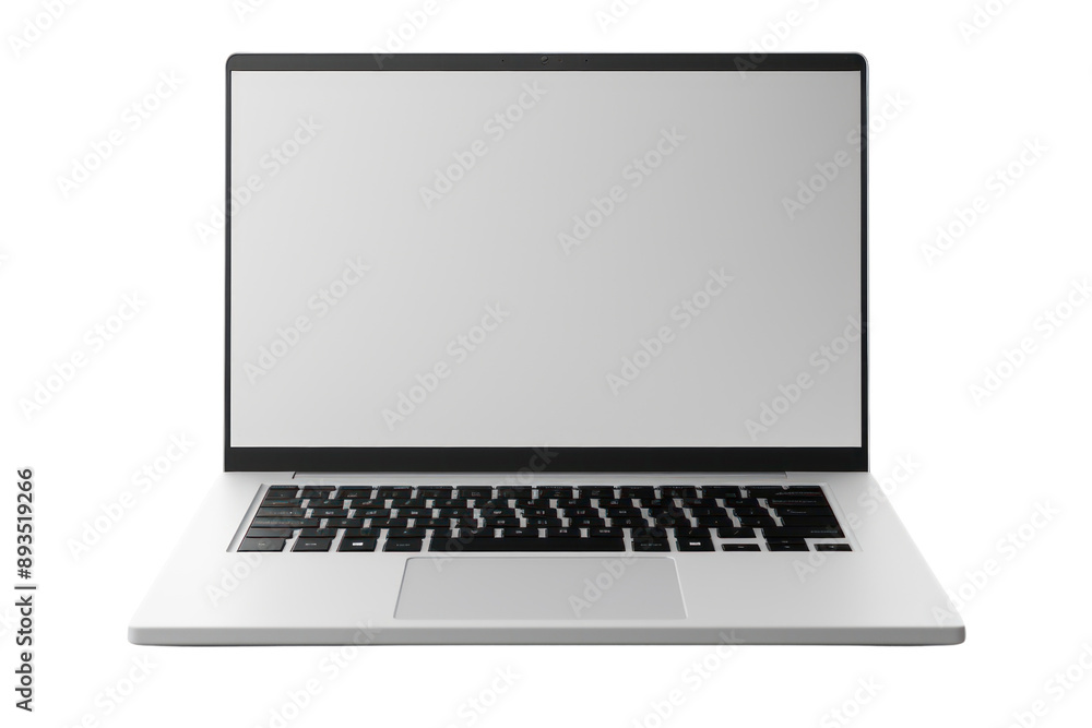 sleek, modern laptop with a minimalist design, isolated on a white background. sleek, modern laptop with a minimalist design, isolated on a white background.