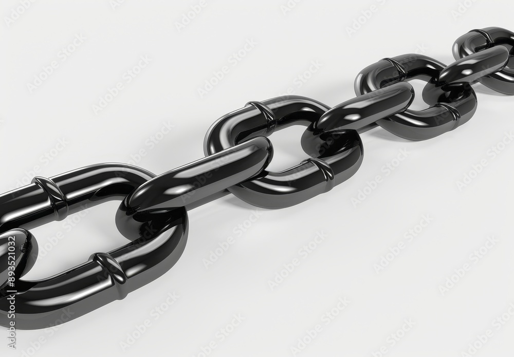 Clipping path for metal chain isolated on white Clipping path for metal chain isolated on white