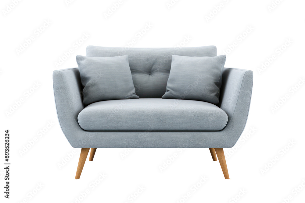 sleek and contemporary loveseat sofa, perfect for small spaces or couples, with a modern design and comfortable support. Isolated on white background sleek and contemporary loveseat sofa, perfect for small spaces or couples, with a modern design and comfortable support. Isolated on white background