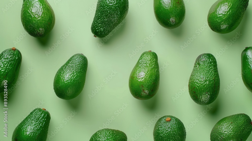 Seamless repetitive pattern background of fresh avocado fruit Seamless repetitive pattern background of fresh avocado fruit