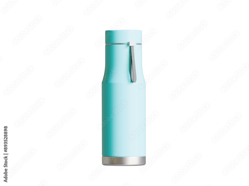 Thermal Sport Water Bottle 3D Rendering with transparent background Thermal Sport Water Bottle 3D Rendering with transparent background