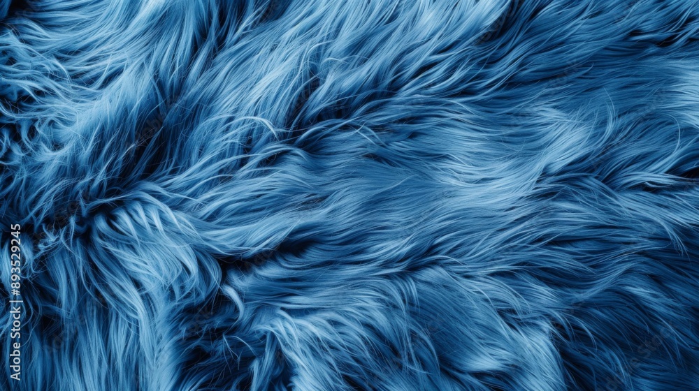 Obraz premium Background and texture of natural blue fur animal