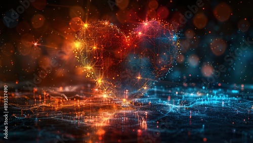 Wallpaper Mural Digital Heartbeat: Love in a Technological World Torontodigital.ca