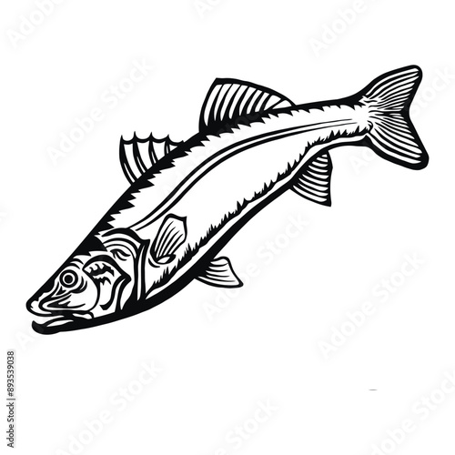 Snook - American Fishes - Logo Fish