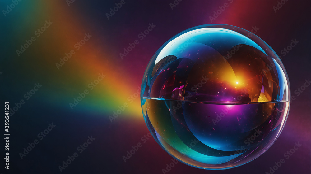 Iridescent Floating Spheres Iridescent Floating Spheres