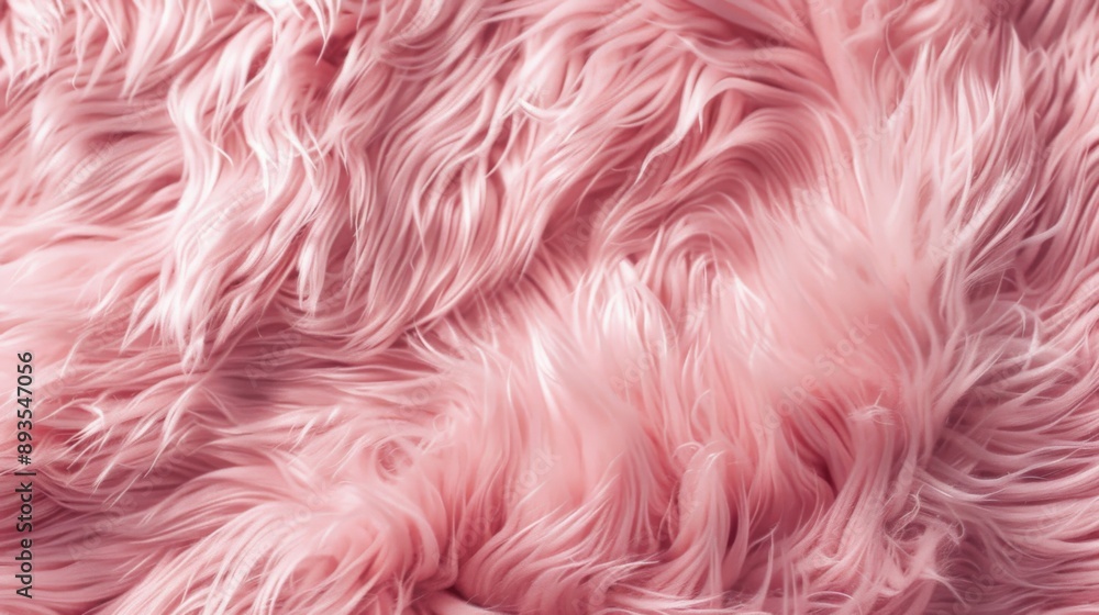 Background and texture of natural pink fur animal Background and texture of natural pink fur animal