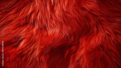 Background and texture of natural red fur animal