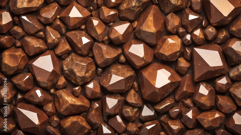 Fototapeta premium brown gemstone texture abstract background design