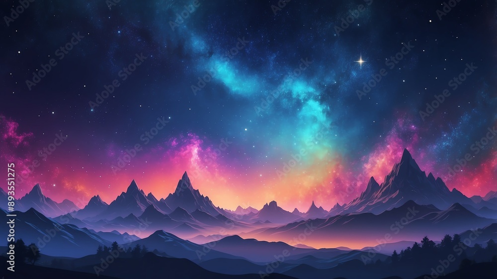 colorful night sky abstract background design colorful night sky abstract background design