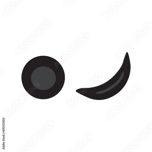 sickle blood cell and normal blood glyph icon 