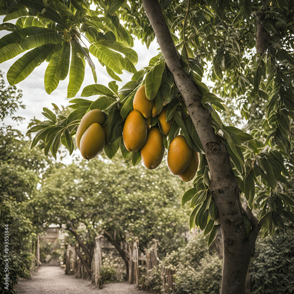 oranges on tree