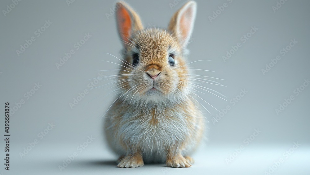 A Cute Fluffy Bunny Portrait A Cute Fluffy Bunny Portrait
