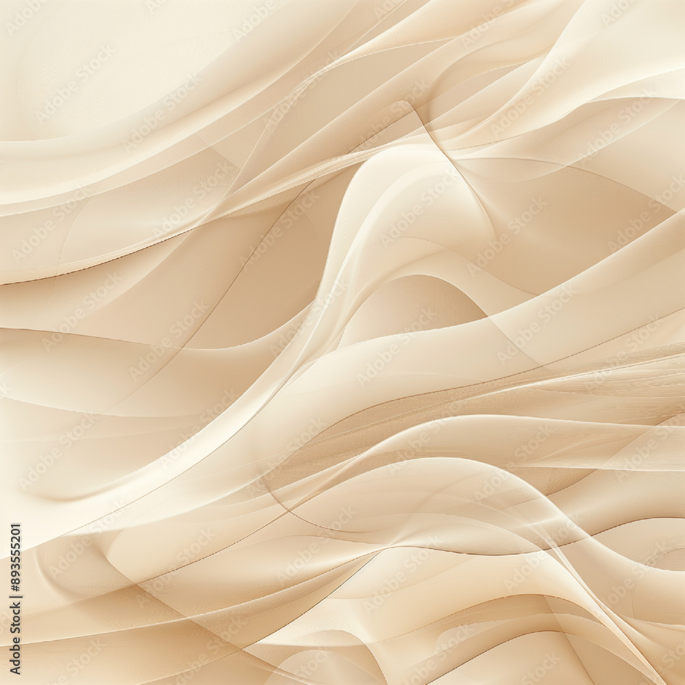 Abstract beige background with soft waves and light lines for an elegant design Abstract beige background with soft waves and light lines for an elegant design