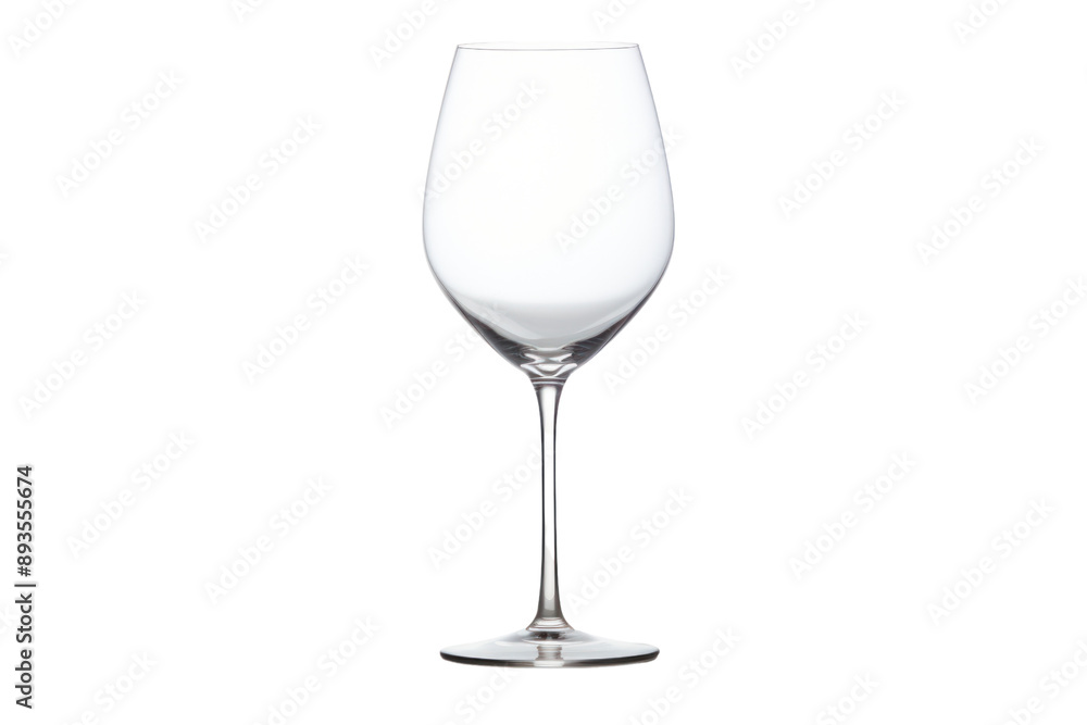 minimalist, elegant glass with a delicate stem and a thin rim, crafted from clear, high-quality glass. Isolated on a white background. minimalist, elegant glass with a delicate stem and a thin rim, crafted from clear, high-quality glass. Isolated on a white background.