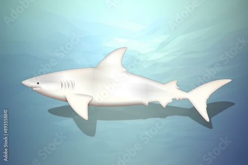 Wallpaper Mural shark made by midjourney Torontodigital.ca