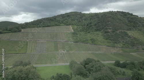 Hills near Koblenz, Germany. Drone shots.