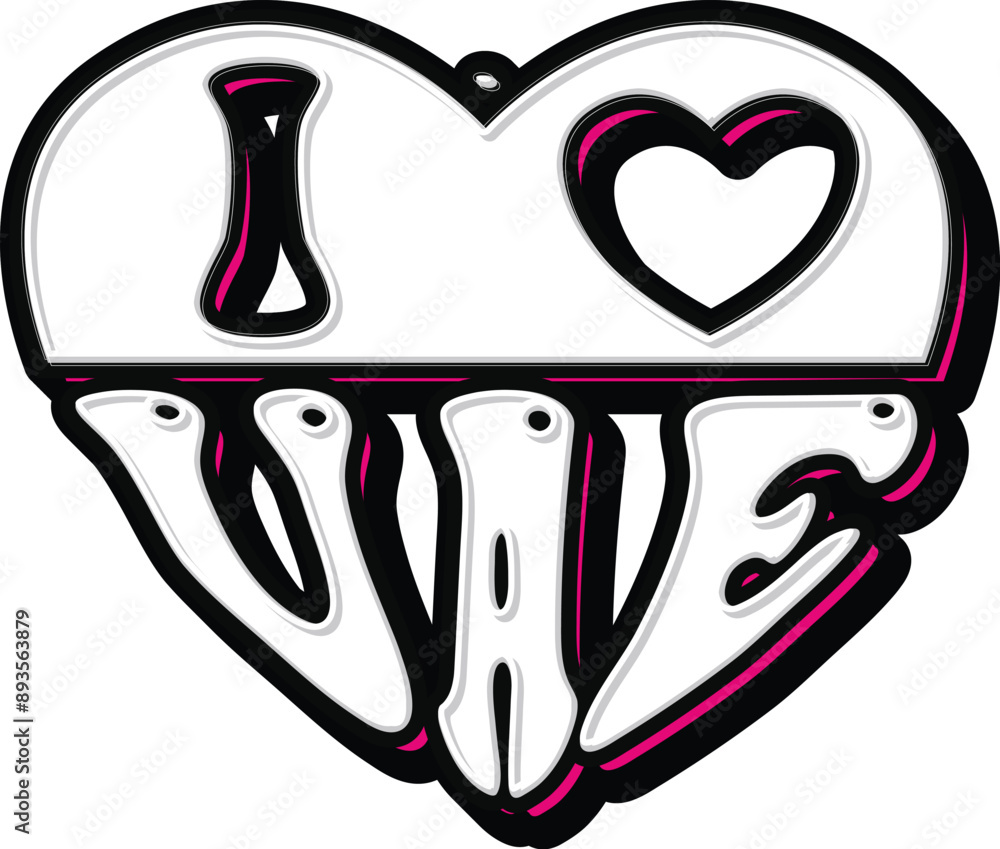 I Love UAE in Heart Shape hand lettering Typography vector Template I Love UAE in Heart Shape hand lettering Typography vector Template