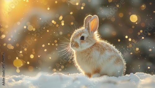 Bunny in Winter Wonderland © @adha